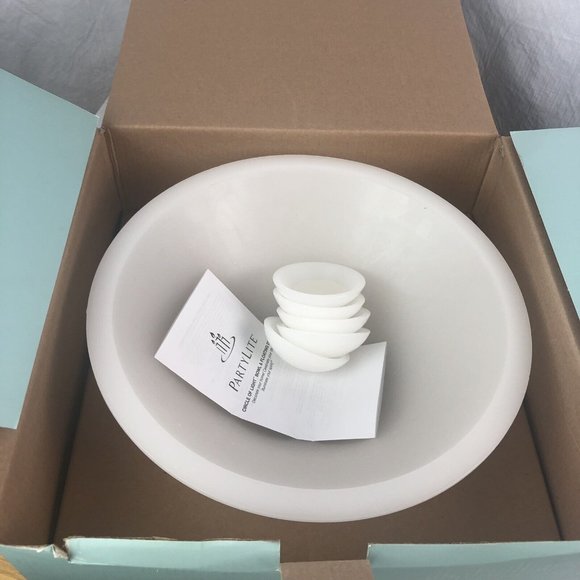 PartyLite Other Partylite Circle Of Light Bowl Floating Discs Tea
